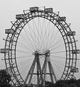 Our apartment in vienna is near the Wiener Riesenrad